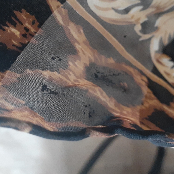 *Vintage Bill Blass Leopard Print Scarf - Picture 4 of 4